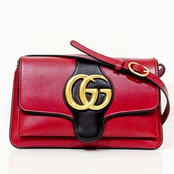 Gucci Handbags - ✨️💎 authentic Gucci Arli crossbody Dark Red leather bag